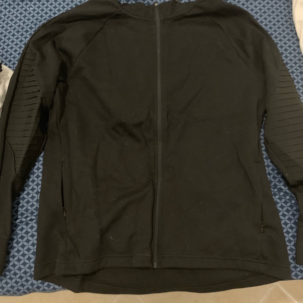 Black zip up jacket